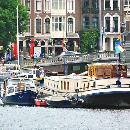 Warm Art Deco Houseboat Amstel River